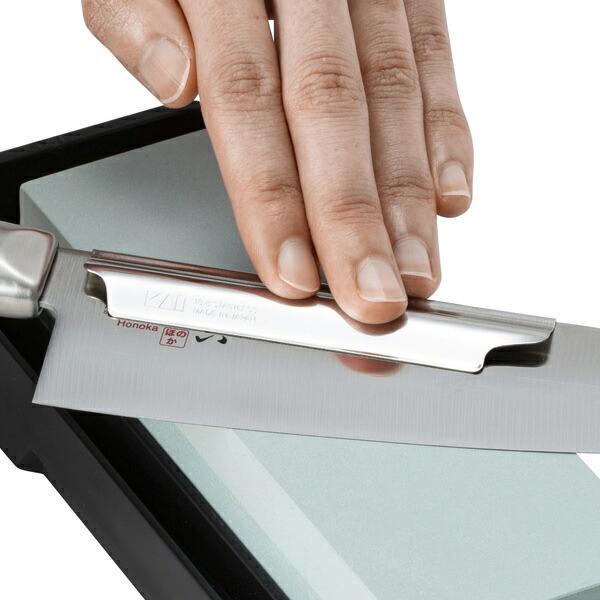 貝印 包丁研ぎ ホルダー サポート 研ぎ上手 （ 補助具 包丁とぎ 研ぐ