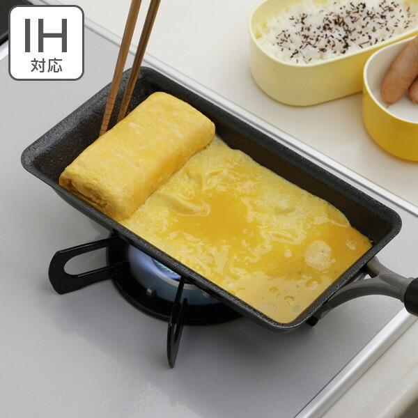 玉子焼き器 41.5×13cm 鉄製 IH対応 ファイバーライン 鉄製ロング玉子