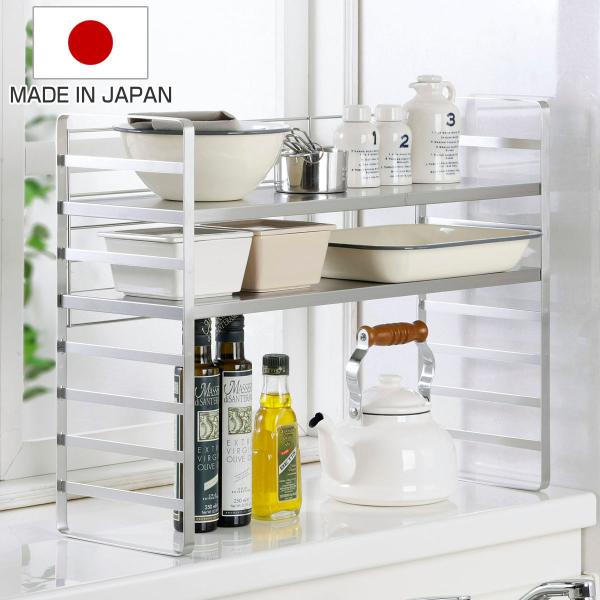 調味料の棚 tower ｜ 前が開く 隠せる調味料ラック タワー ｜ 山崎実業