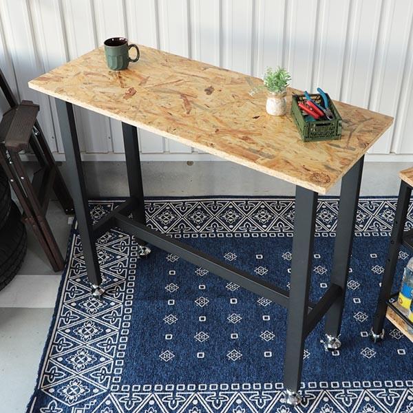 カウンターテーブル 高さ90cm カウンター デスク OSB 木製 カウンターテーブル 高さ90cm カウンター デスク OSB 木製