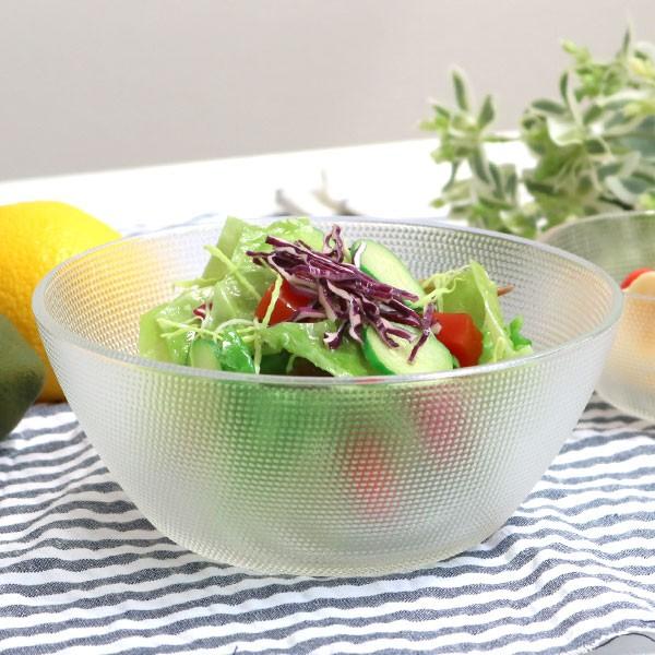 薔薇のフルーツポンチボウル 18点セット ボウル 18cm あられ 皿 食器 洋食器 ガラス製 （ 中鉢 お皿 ガラス