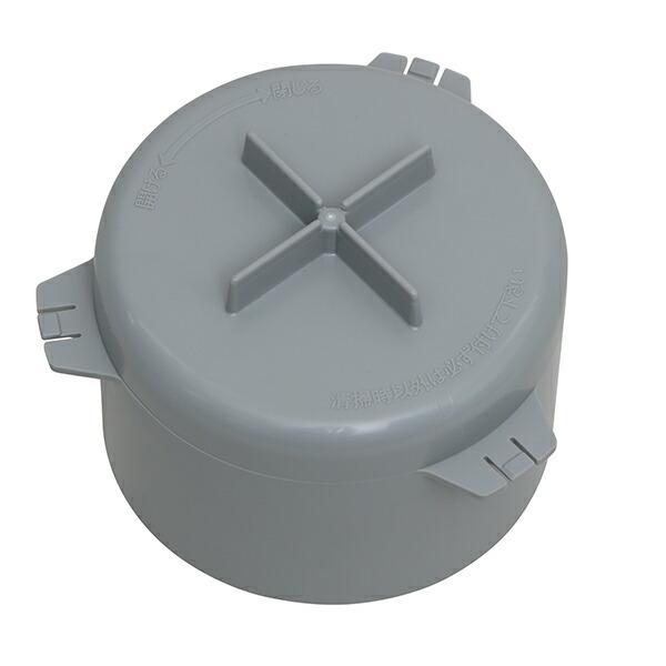 サイズ/約高さ7.5cm直径：約9.7cm重量/約61g内容量/1個材質/ポリプロピレン生産国/日本製●キッチンの排水トラップに設置するお椀型のパーツです。●下水から上がってくる臭いを防ぐ役割があります。●上から見た時に羽がついており、つま...