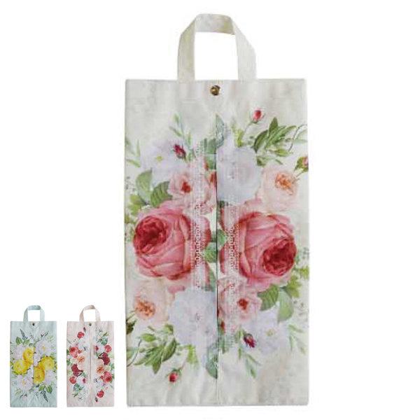 ティッシュカバー ティッシュケース 花柄 ガーデンローズ 布 吊り下げ ティッシュ ケース カバー ボックスティッシュ リビングート ヤフー店 通販 Yahoo ショッピング