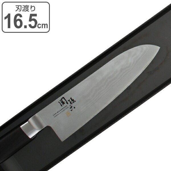 包丁 三徳包丁 ダマスカス 関孫六 刃渡り 165mm 和包丁 料理包丁 ほうちょう おすすめ リビングート Paypayモール店 通販 Paypayモール