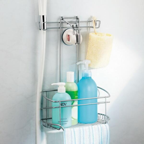 シャワーラック バススタイル ダブルコーティング ディスペンサースタンド バスラック シャンプーラック 吊り下げ 収納 リビングート ヤフー店 通販 Yahoo ショッピング