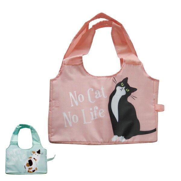 エコバッグ レジカゴ型/猫