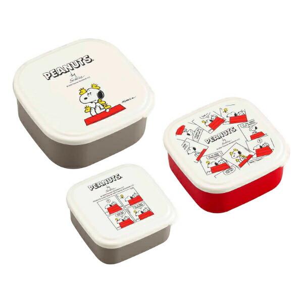 お弁当箱 シール容器 3個入 Peanuts Everyday Snoopy ランチボックス スヌーピー 弁当箱 レンジ対応 キャラクター リビングート ヤフー店 通販 Yahoo ショッピング