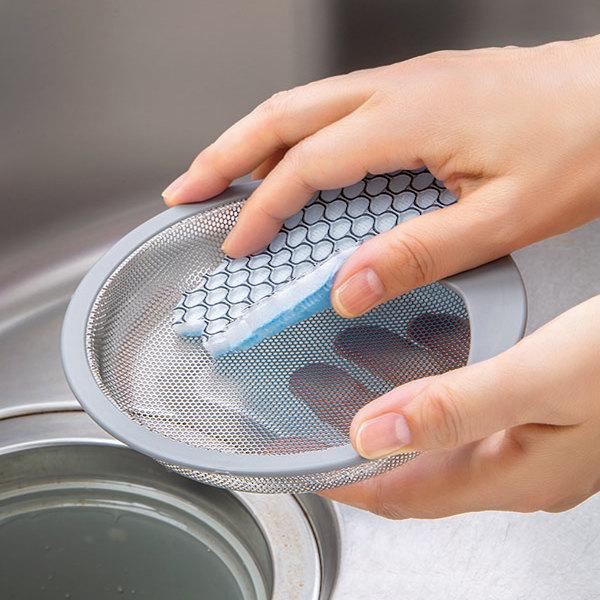 スポンジ シンク用 フッ素ガード シンク こまごま洗い フッ素 キッチン掃除 排水口 メッシュ 排水溝 フッ素加工 掃除 そうじ 清掃 リビングート ヤフー店 通販 Yahoo ショッピング