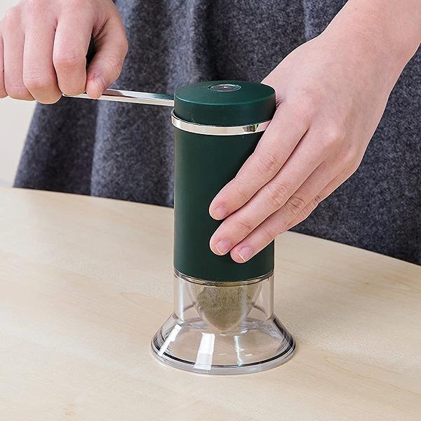 お茶ミル 手動 透明 セラミック ステンレス ( ミル お茶 日本茶 お茶ミル 手動 透明 セラミック ステンレス ( ミル お茶 日本茶