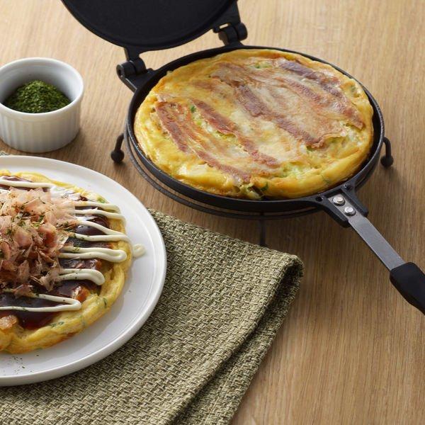 ヨシカワ サンドパン ガス火専用 あつあつマルチサンドパン 丸型 直径