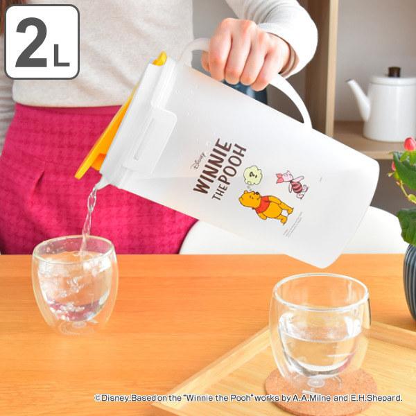 Disney ピッチャー 冷水筒 2L くまのプーさん 耐熱 ワンプッシュ Disney ピッチャー 冷水筒 2L くまのプーさん 耐熱 ワンプッシュ