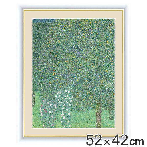 絵画 『木々の下の薔薇』 52×42cm グスタフ・クリムト 1905年頃 額入り 巧芸画 インテリア （ 壁掛け 風景画 ポスター ）