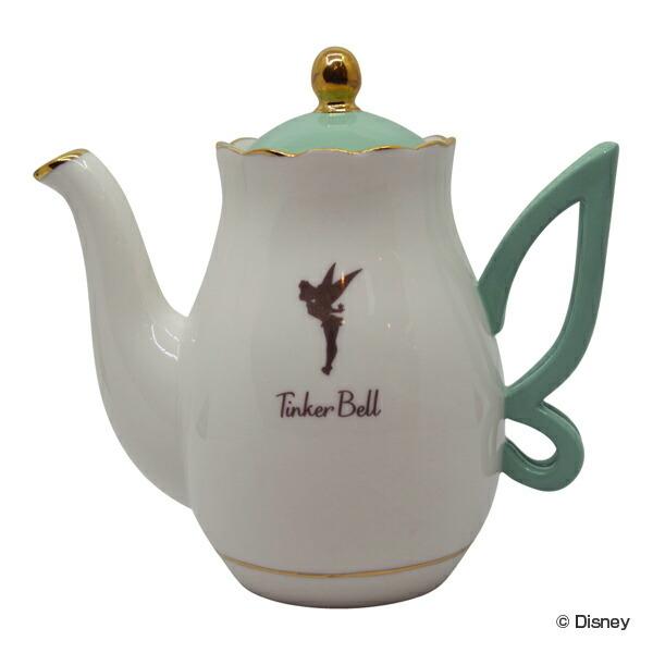 ティーポット 1.3L ティンカーベル ポット 磁器 キャラクター （ 紅茶
