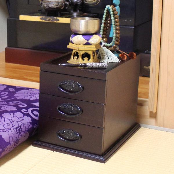 チェスト 和風 3段 和風ミニチェスト 桐製 仏壇 ( 木製 チェスト 和風 3段 和風ミニチェスト 桐製 仏壇 ( 木製