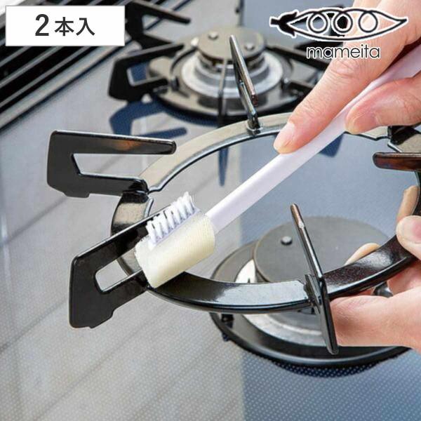サイズ/約幅90×奥行30×高さ22.5cm内容量/2本入り材質/スティック：ABS樹脂スポンジ：ポリウレタンフォーム、ポリエステルネット（ガラスパウダー研磨材入）毛：ナイロン生産国/日本製耐熱温度/80度●IHやガスコンロのガラストップの...
