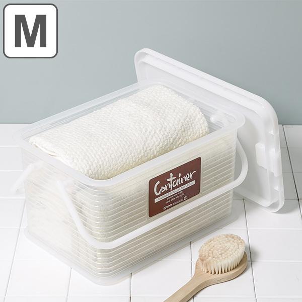 サンコープラスチック 収納ボックス M 幅38×奥行24.5×高さ22.2cm