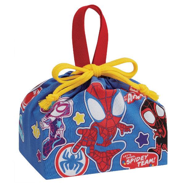 スケーター 弁当袋 巾着袋 ランチ巾着 スパイダーマン SPIDEY