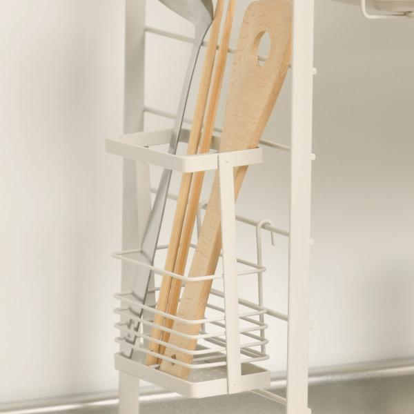 サイズ/約幅12.5×奥行7.3×高さ15.5cm内容量/1個材質/鉄（表面加工：亜鉛メッキ・粉体塗装）生産国/中国製●狭いキッチンを快適に使うための収納用品「ルームラボ」シリーズです。●ミニキッチンに合わせた収納シリーズだから、狭いキッチ...