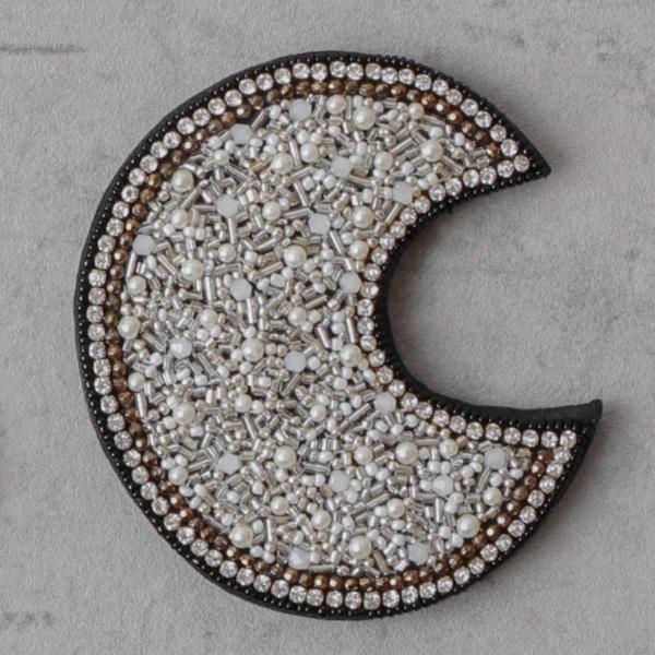 手鏡 ビーズ 刺繍ミラー 宇宙 コンパクト （ 携帯用 ミラー ハンド