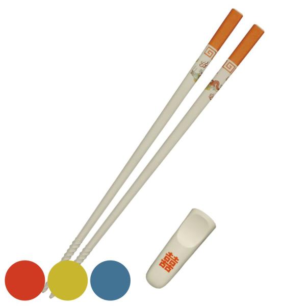 箸 23cm おまち堂 ラセンバシ プラスチック （ お箸 おはし はし ハシ