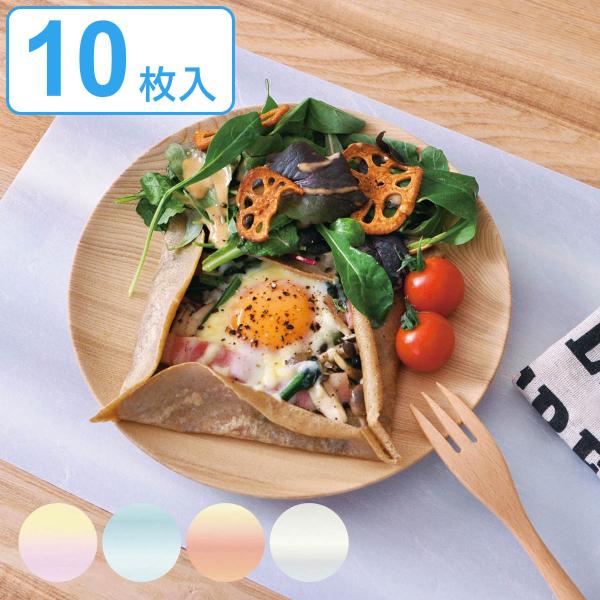 サイズ/約横38.5×縦25.5cm内容量/10枚入材質/紙種類/春、夏、秋、冬生産国/日本製●和洋様々なシーンで、食卓を華やかに演出してくれる紙製ランチョンマットです。●ランチョンマット以外にも和小物づくりにもお使いいただけます。●紙製な...