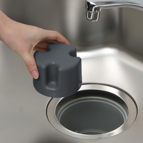 サイズ/約高さ6.5cm直径：約9.5cm重量/約42g内容量/1個材質/ポリプロピレン（抗菌剤・防汚材入り）●抗菌・ヌメり防止加工を施した、排水トラップ用防臭ワンです。●排水管からの悪臭や害虫が上がってくるのを防ぎ、シンクをすっきり清潔に...