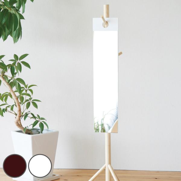 サイズ/約横20×縦100cm厚さ：約1.3cmフック穴：直径5cm重量/約2.5kg内容量/1枚材質/繊維板（ウレタン塗装）、ミラー（3ｍｍ厚）種類/ダークブラウン、ホワイト原産国/日本組立状態/完成品梱包サイズ/幅107×奥行21.5×...