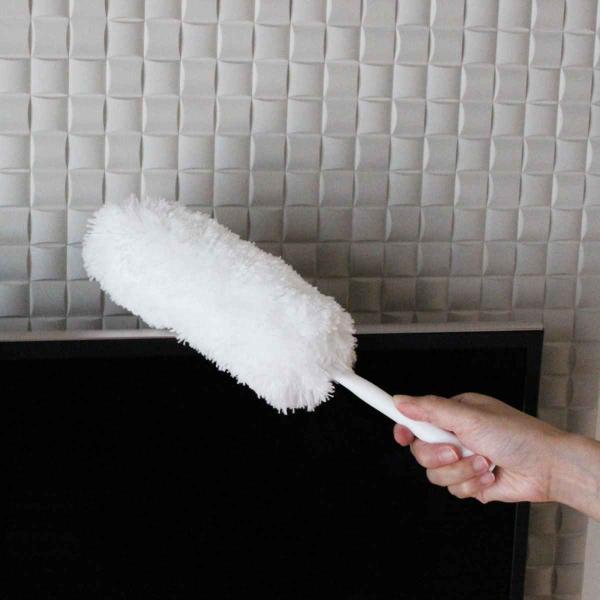 サイズ/約幅9×厚さ7×全長33cm重量/約40g内容量/1本材質/モップ：ポリエステルグリップ：ポリプロピレン生産国/中国製●マイクロファイバーのモップを使用したほこり取りです。●家電や隙間のほこり取りに適しています。●汚れたら家庭用中性...