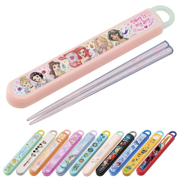 サイズ/約幅19.5×奥行2.7×高さ1.5cmお箸：約長さ16.5cm内容量/1個（お箸、箸箱、名前シール）材質/箸箱本体：ポリプロピレン箸箱蓋・お箸：AS樹脂種類/ＭＫＦＲクッキング、ＳＮポップカラー、アナと雪の女王２３、アリエル２３、...