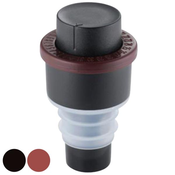 サイズ/約幅5.6×奥行3.3×高さ3.3cm内容量/1個材質/ABS樹脂・シリコーンゴム種類/レッド、ブラック生産国/中国製お届け梱包数/1個口●ボトル内の空気を吸いだし真空にして飲みかけのワインを新鮮なまま保存する事ができます。●開栓後...