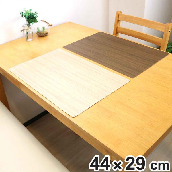 サイズ/約横44×縦29cm内容量/1枚材質/塩化ビニル樹脂種類/ライトブラウン、ブラウン生産国/日本製●毎日の食卓に大活躍なランチョンマット　木目調　44×29cm●SIAA認証、抗ウイルス効果・抗菌効果99%以上●デスクマットとしても●...