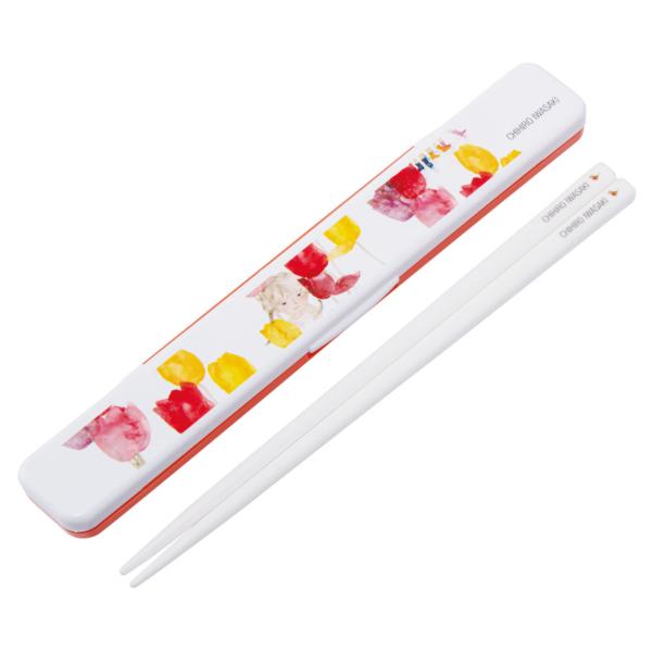 サイズ/ケース：約幅19×奥行3.1×高さ1.3cm箸：約長さ18cm重量/約40g内容量/1個（箸、箸箱）材質/本体：ABS樹脂蓋：AS樹脂箸：メタクリル樹脂クッション：シリコーンゴム生産国/日本製パーツ別耐熱温度/本体、蓋、箸：100度...