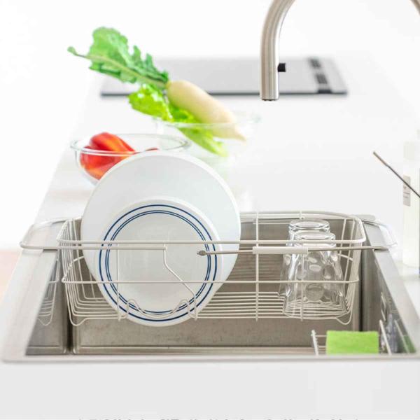 サイズ/約幅21×奥行45〜55×高さ12.5cm（バスケットのみ：約幅21×奥行40.3×高さ12.5cm）重量/約533g内容量/1台材質/本体：鉄（エポキシ樹脂塗装）保護チューブ：シリコーンゴム              原産国/中国...