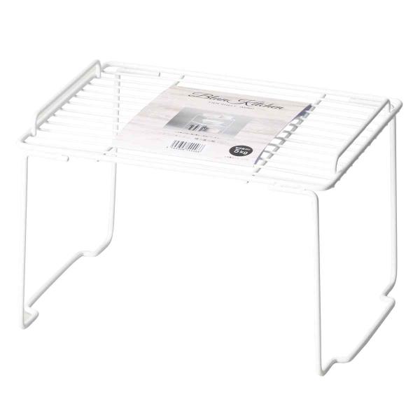 サイズ/約幅27.5×奥行20×高さ17.5cm重量/約387g内容量/1個材質/鉄（エポキシ樹脂塗装）原産国/中国●キッチンで調理スペースのサポート台として使ったり、シンク下で鍋やケトルなどを収納する台として使うなど様々な使い方ができるミ...