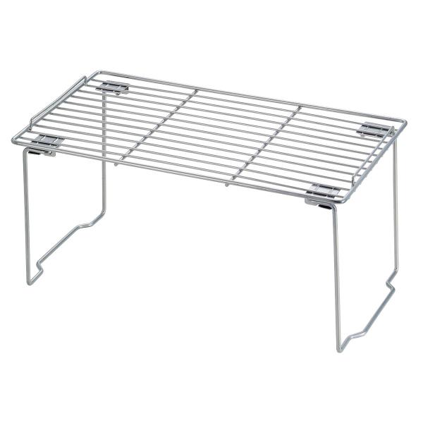 サイズ/約幅42×奥行23×高さ20.5cm内容量/1個材質/鉄（エポキシ樹脂塗装）生産国/中国製耐荷重/約5kg●シンク下やシンク周りのスペースを有効活用できます。●シンプルで機能的なフォルムは、キッチンで大活躍してくれます。●足折れ式な...