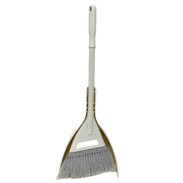 サイズ/ちりとり：幅18×奥行6×高さ27cmほうき：幅18×奥行3×高さ50cm内容量/ほうき、ちりとり各1個材質/ポリプロピレン、ポリエチレン生産国/中国製●コンパクトサイズのほうきとちりとりのセットです。●水気に強く細かいゴミも掃ける...