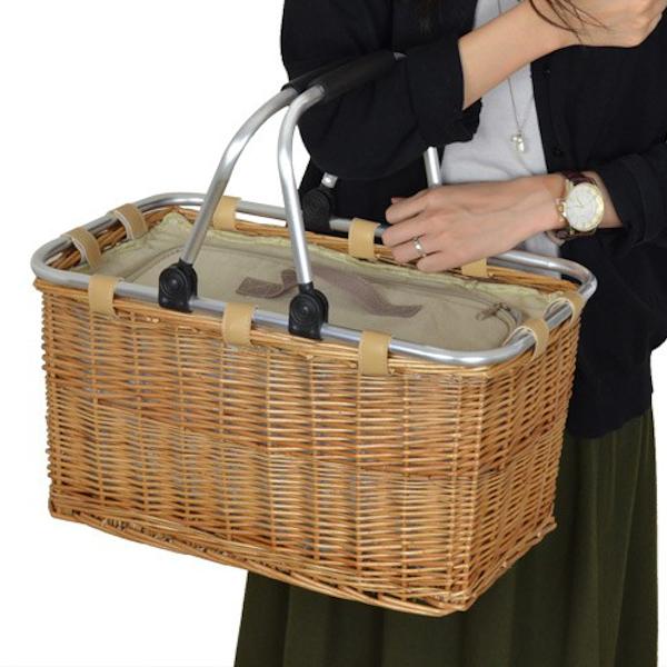 ちどり産業 ピクニックバスケット 保冷かごバッグ 煮柳 ちどり産業 ピクニックバスケット 保冷かごバッグ 煮柳