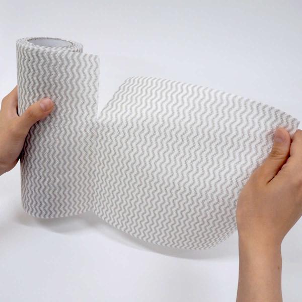 サイズ/1カットあたり：約幅20×奥行22内容量/1ロール（30カット）材質/レーヨン、ポリエステル●ミシン目入で、使いたい分だけカットして使えるダスターです。●30カット分が1ロールになっており、食器、調理器具、テーブル、ワークトップ、シ...