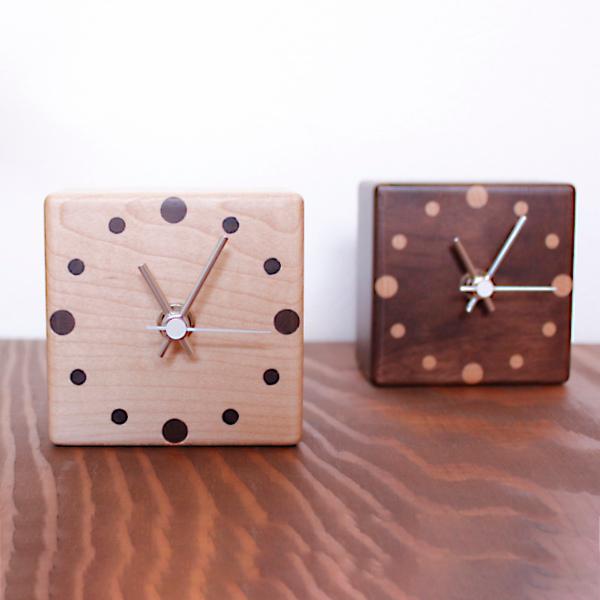 置き時計 木製 ヤマト工芸 yamato MUKUMARU table clock （ 置時計 とけい テーブルクロック 時計 ）