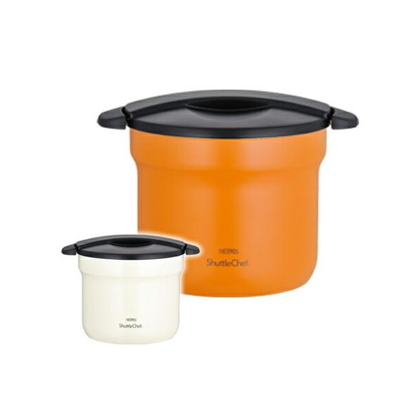 [未使用]thermos サーモス シャトルシェフ kbf-4500 サーモス 真空保温調理器シャトルシェフ KBG-4500 CBW クリア