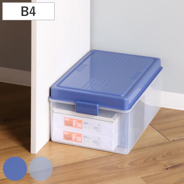 サイズ/外寸：約幅42.1×奥行28.5×高さ19.5cm内寸：約幅39×奥行27×高さ15cm容量/約16.6L内容量/1個材質/ポリプロピレン種類/ブルー、クリアブルー生産国/日本製耐熱温度/120度耐冷温度/-20度●整理整頓に便利な...