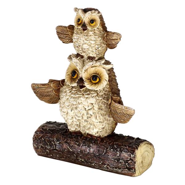 サイズ/約幅9×奥行4.5×高さ12cm材質/レジン●幸せを招く鳥、フクロウのオーナメントです。●フクロウは、「福が来る」、「不苦労」などと縁起物として親しまれている鳥です。●素材はレジンなので軽く、どこにでも気軽に飾る事が出来ます。玄関 ...