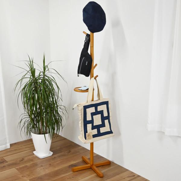 フクダクラフト ポールハンガー 天然木 北欧 （ ハンガーラック