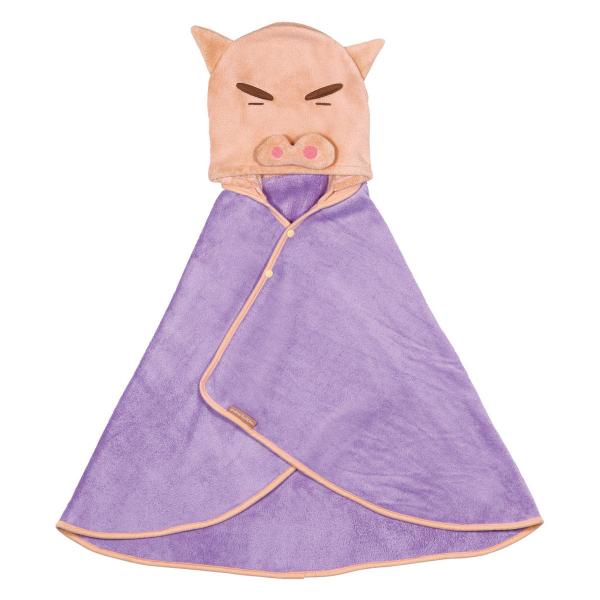 スケーター タオル 吸水速乾フード付き バスポンチョ ぶりぶりざえもん