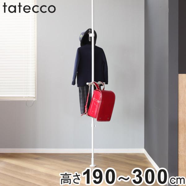 サイズ/約幅7×奥行7×高さ190〜300cmポール直径：2.5cm内容量/1本材質/本体：鉄エポキシ樹脂粉体塗装樹脂部品：ABS樹脂、合成ゴムバネ：バネ鋼、メッキねじ類：鉄、メッキ耐荷重/10kg梱包サイズ/幅9×奥行6×高さ94cmお届...