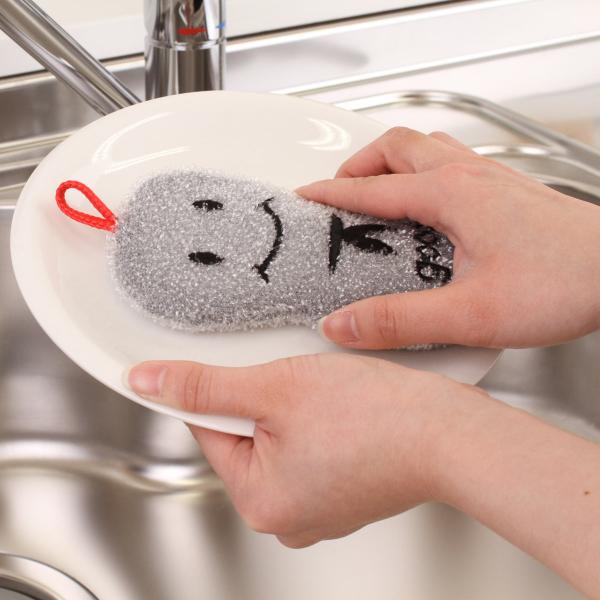 食器用スポンジ ニコニコスポンジ グッド ループ付き （ 台所用