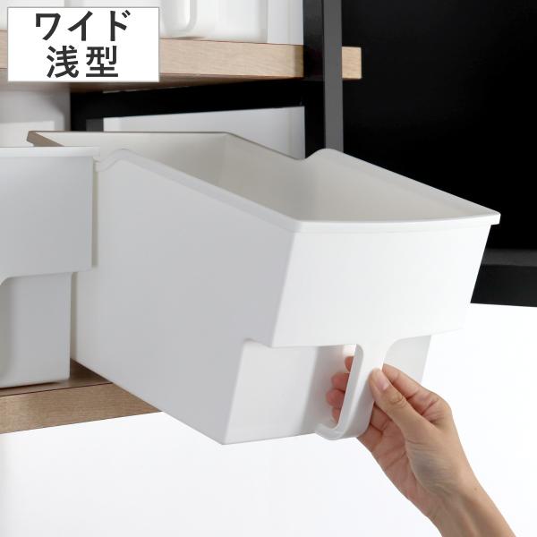 サイズ/約幅24×奥行33.4×高さ19.1cm内容量/1個材質/ポリプロピレン生産国/日本製耐熱温度/100度●吊戸棚のことを考えて作られた収納ボックスです。●出し入れスムーズな取っ手付きです。●一般的な吊戸棚は奥行き約36cmのものが多...