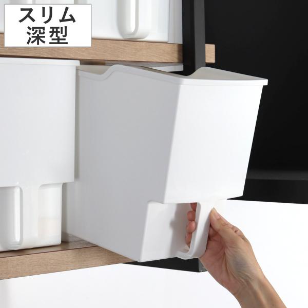 サイズ/約幅18.5×奥行25.8×高さ26.2cm内容量/1個材質/ポリプロピレン生産国/日本製耐熱温度/100度●吊戸棚のことを考えて作られた収納ボックスです。●出し入れスムーズな取っ手付きです。●奥行の短い吊戸棚にも使えるように奥行き...