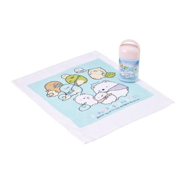 サイズ/約横28×縦32cmケース：約幅5.8×奥行4.4×高さ12.5cm重量/約65g材質/ケース：AS樹脂おしぼり：綿100％生産国/中国製耐熱温度/100度食器洗い乾燥機/使用不可電子レンジ/使用不可●抗菌加工が施されたケースとおし...