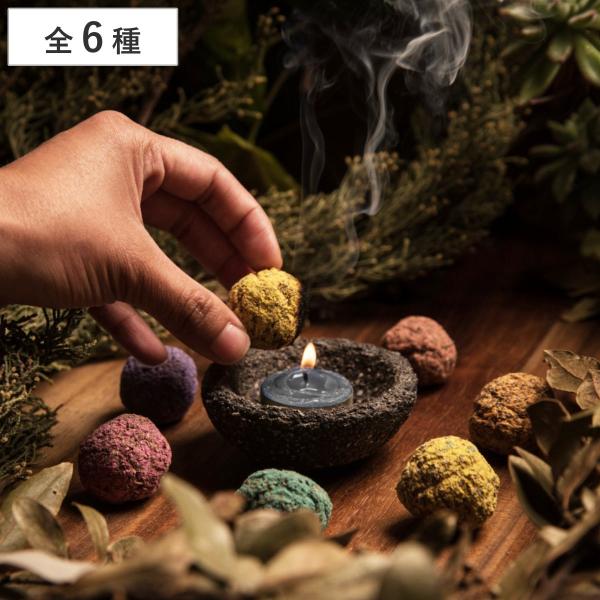 お香 サグラダマドレ INCENSE BOX SMALL BOMB 4本 （ インセンス ボム スマッジ スマッジング 浄化 煙 セージ 自然素材 香り 癒し パロサント ）